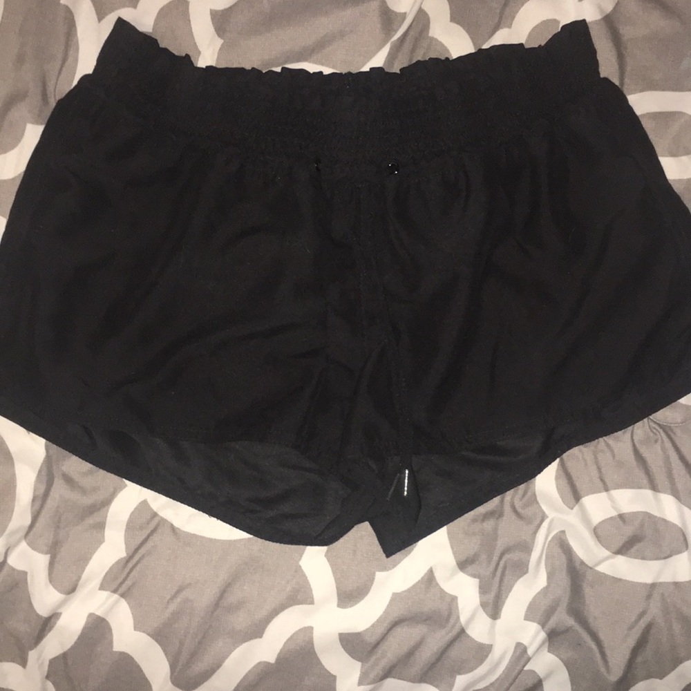 Black swimming shorts